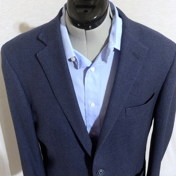 VTG 1960’s Union Made Navy Blue Sport Coat USA - Picture 4 of 15